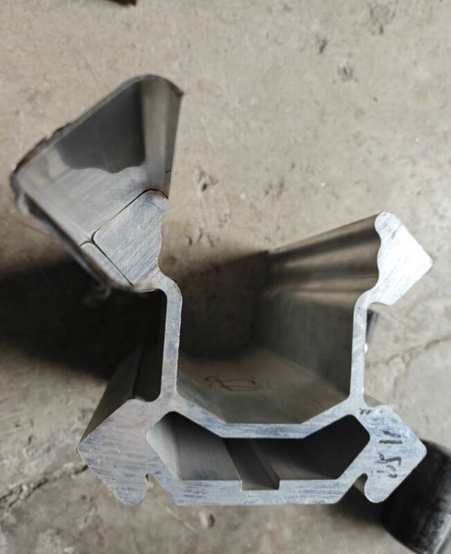 7005 Lega di alluminio 4800MM Lunghezza Profilo di alluminio estruso per perforazione idraulica della piattaforma di trivellazione